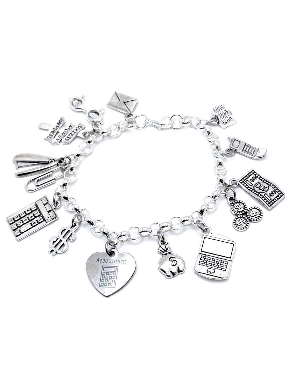 Accountant Charm Bracelet